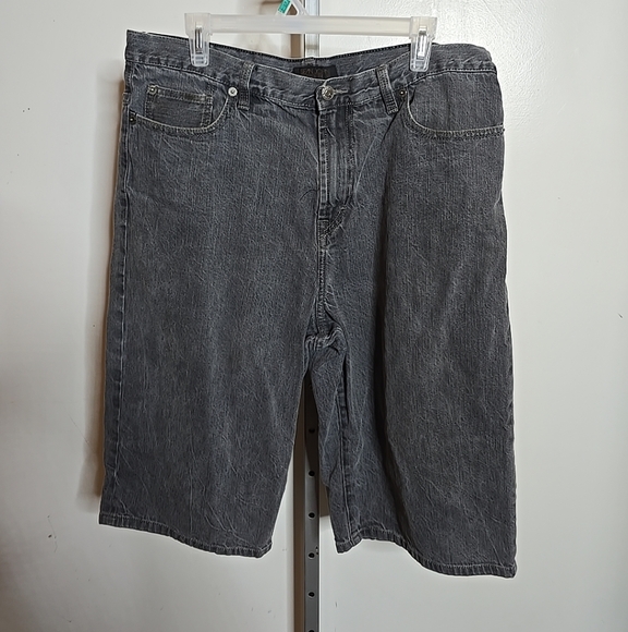 Sean John Men's Denim Jean Shorts Size 36 Rap Hip Hop - Picture 1 of 6